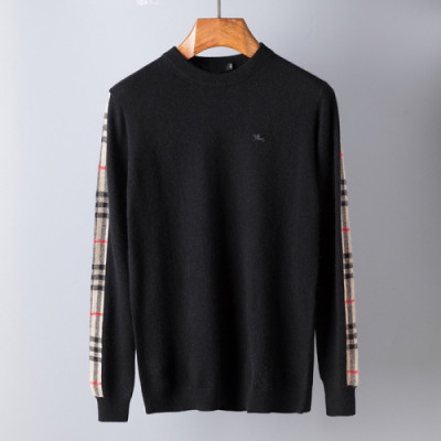 Burberry 2018 Mens Cashmere Sweater - 버버리 남성 신상 캐시미어 스웨터 BUR0266 , 2컬러 (블랙/다크그레이) SIZE (M - 3XL)