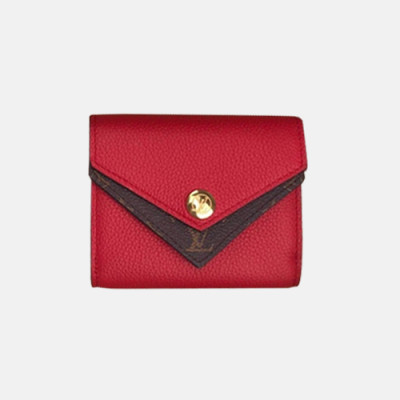 Louis Vuitton 2018 Ladies Double V Compact Wallet M64419 - 루이비통 월릿 M64419 더블브이 지갑  LOU0483  10CM