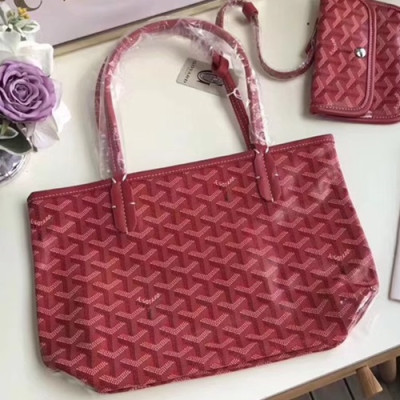 Goyard Leather Red Tote Shopper Bag,30CM - 고야드 레더 레드 토트 쇼퍼백,GYB0045,30CM