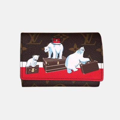 [매장판] Louis Vuitton 2018 Ladies Victorine Wallet With Polar Bears Printing (Monogram) M62090 - 루이비통 빅토린 월렛 LOU0516 12CM