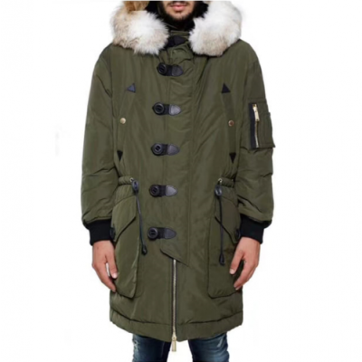 [미러급] 2018/19 Dsquared2  Mens Down Padding Coat - 디스퀘어드 패딩 코요테 후드코트 DSQ005X , 2컬러 (카키/블랙) SIZE (M - 2XL)