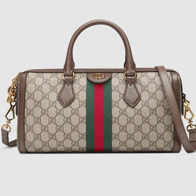 Gucci Ophidia Women Medium Top Handle Shoulder Bag ,32CM - 구찌 오피디아 미듐 여성용 탑 핸들 숄더백 , ,GUB0116 ,32CM,브라운