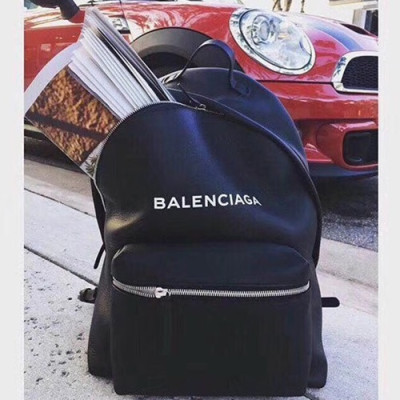 Balenciaga 2019 Everyday Leather Back Pack,32.5CM - 발렌시아가 2019 에브리데이 남여공용 레더 백팩,BGB0003,32.5CM,블랙