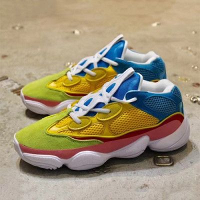 Adidas 2018 Yeezy 500 Desent Rat Boost Running Shoes - 이지부스트 데저트 랫 500 블러쉬 레인보우 ADI0022X ,Size (230 - 285)