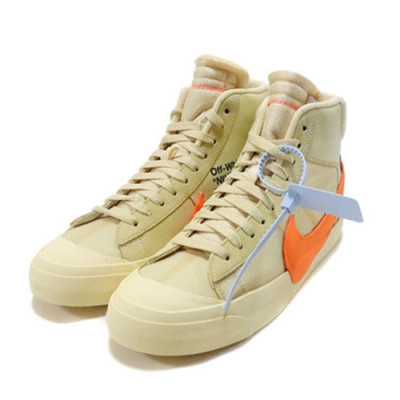 Nike x Off-White 2018 Blazer Studio Mid All-Hollow Eve  Vanilla - 나이키 블레이져 X 오프화이트 미드 올 할로우 이브 바닐라 Nik0012x.Size(230 - 275).오렌지