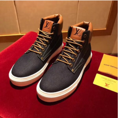 2018/19 Louis Vuitton Denim High Top Boots - 루이비통 데님 하이탑 boot 진청 LOU0570 , Size (240 - 280)