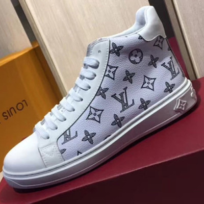 2018/19 Louis Vuitton Monogram High Top White - 루이비통 모노그램 하이탑 화이트 LOU0571 , Size (240 - 280)