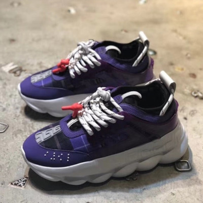 Versace 2018 Chain Reaction Sneakers Purple - 베르사체 체인 리액션 스니커즈 퍼플 VER0076 ,Size (230 - 285)