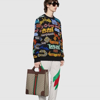Gucci Ophidia Medium Top Handle Tote Bag ,37CM - 구찌 오피디아 미듐 남여공용  탑 핸들 토트백 ,547941 ,GUB0161 ,37CM,브라운