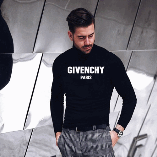 Givenchy 2018 MM/WM Paris Turtleneck - 지방시 남자 파리스 터틀넥 Giv0065.Size(s - xl)블랙
