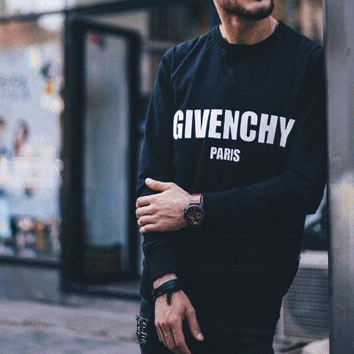Givenchy 2018 MM/WM Logo Paris Cotton Tee - 지방시 남여 파리 로고 맨투맨 티셔츠 Giv0069x.Size (S - XL)블랙