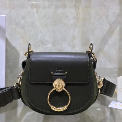 Chole 2019 Tess Leather Shoulder Bag, 20cm -  끌로에 2019 테스 레더 숄더백,CLB0002,20cm,카키