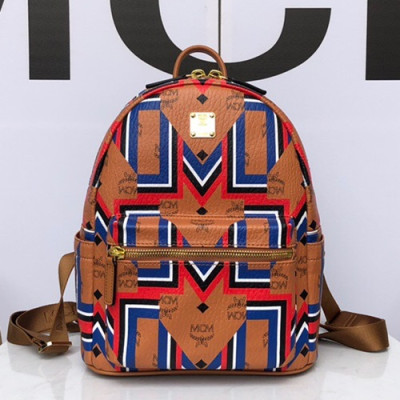 MCM Visetos Back Pack,26/34cm - 엠씨엠 비세토스 남여공용 백팩 MCMB0061, 26/34cm,브라운