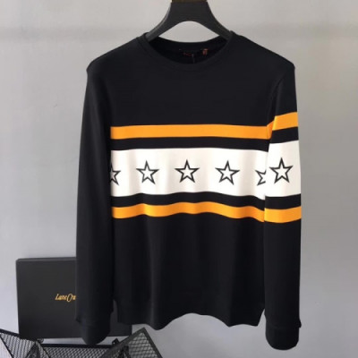 Givenchy 2018 Paris Starpatch Cotton T-shirt - 지방시 파리스 스타패치 코튼 맨투맨 티셔츠 Giv0071x.Size(M - 3XL)블랙