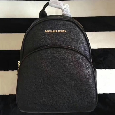 Michael Kors 2018 Leather Back Pack,26cm - 마이클 코어스 2018 레더 백팩 MKB0215,26cm,블랙