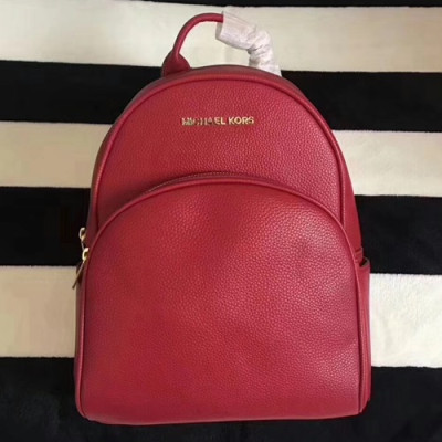 Michael Kors 2018 Leather Back Pack,26cm - 마이클 코어스 2018 레더 백팩 MKB0218,26cm,레드