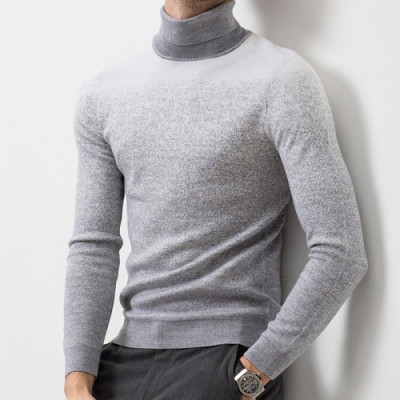Dior 2018 Mens Turtle-neck Sweater - 디올 남성 터틀넥 스웨터 Dio0085x.Size(M - 3XL)2컬러(그레이/블루)