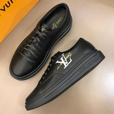 Louis Vuitton 2018 Mens Leather Sneakers - 루이비통 신상 남성 레더 스니커즈 Lou0610x.Size(240 - 270)블랙