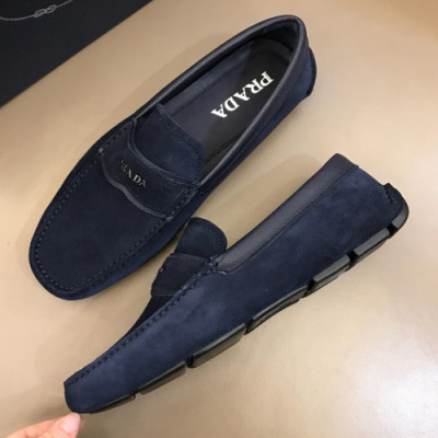 [매장판] Prada 2018 Mens Leather Loafer  - 프라다 남성 레더 로퍼 Pra0350x.Size(240 - 270)네이비