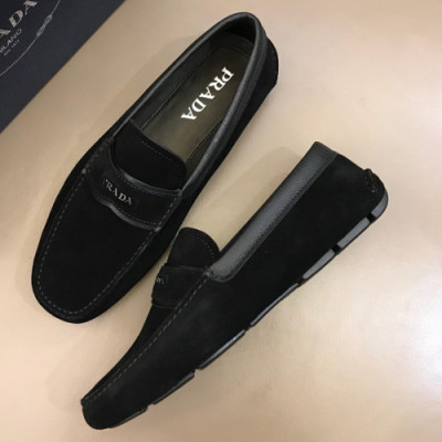 [매장판] Prada 2018 Mens Leather Loafer  - 프라다 남성 레더 로퍼 Pra0351x.Size(240 - 270)블랙