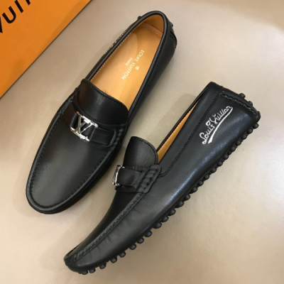 Louis Vuitton 2018 Mens Strap Leather Loafer  - 루이비통 남성 스트랩 레더 로퍼 Lou0617x.Size(240 - 270)블랙