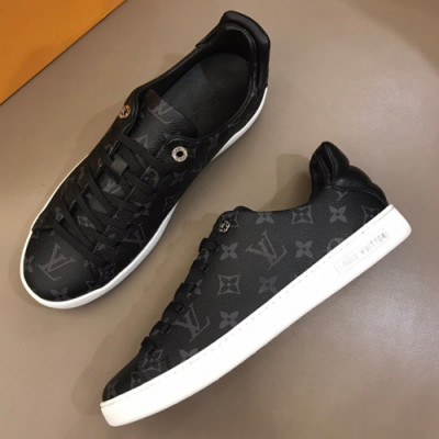 Louis Vuitton 2018 Leather Sneakers - 루이비통 신상 레더 스니커즈 Lou0622x.Size(240 - 270)블랙