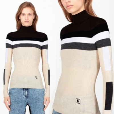 Louis Vuitton 2018 Wool Crew neck Sweater - 루이비통 울 크루넥 스웨터 Lou0627x.Size(Free)배색