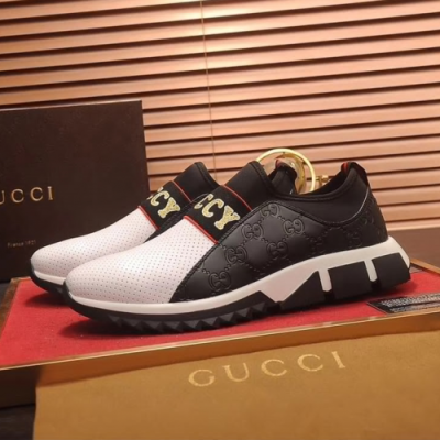 Gucci 2018 Diego Logo Banding Sneakers - 구찌 디에고 로고밴딩 스니커즈 Guc0447x.Size(240- 280)블랙