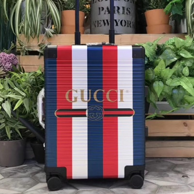 Gucci 2018 Carrier,20 in(36*20*52cm) - 구찌 2018 남여공용 캐리어, GUCC0001,20 in(36*20*52cm),블루+화이트+레드