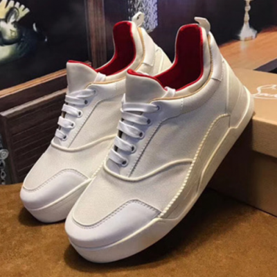 Christian Loubutin 2018 Orléans Leather Sneakers  - 크리스챤루부탱 오를레앙 레더 스니커즈 화이트 Btin0030x.Size(240 - 290)