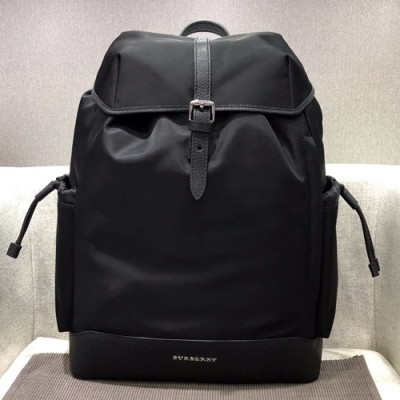 Burberry  Nylon&Leather  Back Pack , 44cm - 버버리 나일론&레더 남여공용 백팩 ,BURB0043,44cm,블랙