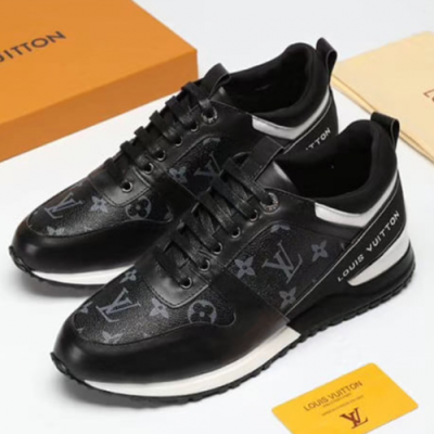 Louis vuitton 2018 Mens Monogram Sneakers Black - 루이비통 모노그램 스니커즈 블랙 Lou0643x.Size(240 - 280)