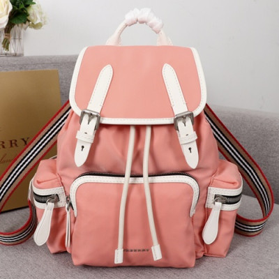 Burberry Nylon Back Pack , 33cm - 버버리 나일론 남여공용 백팩 ,BURB0060,33cm,핑크