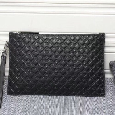 Versace Leather Clutch Bag,28CM - 베르사체 레더 남성용 클러치백 ,VERB0015,28CM,블랙