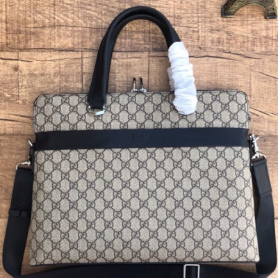 Gucci 2018 Leather Mens Business ,39CM - 구찌 2018 레더 남성용 서류가방,GUB0223 ,39cm,베이지
