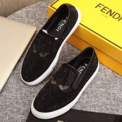 Fendi 2018 Mens Monster Slip-on Black - 펜디 몬스터 슬립온 블랙 Fen0071x.Size(240 - 285)