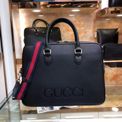Gucci 2024 Leather Mens Business ,39CM - 구찌 2024 레더 남성용 서류가방,GUB0235 ,39cm,블랙