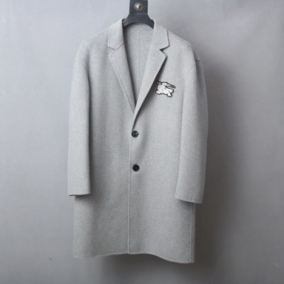 Burberry 2018 Mens Cashmere Coat - 버버리 남성 캐시미어 코트 Bur0363x.Size(M - 3XL)그레이