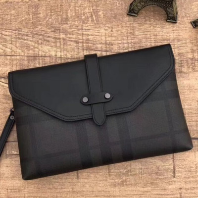 Burberry 2018 Clutch Bag , 28cm - 버버리 2018 남여공용 클러치백 ,BURB0073,28cm,브라운+블랙