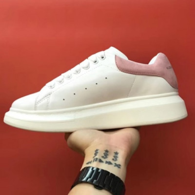 Alexander McQueen 2018 Ladies Oversol Sneakers Pink Suede - 알렉산더맥퀸 오버솔 스니커즈 핑크(스웨이드) Qeen0034x.Size(225 - 250)