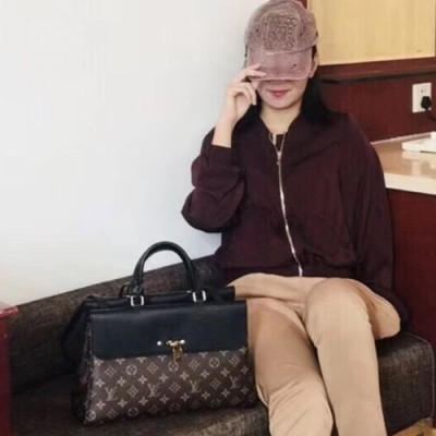 Louis Vuitton Venus Tote Shoulder Bag,37cm - 루이비통 비너스 토트 숄더백 M41737,LOUB0385 ,37cm,브라운+블랙