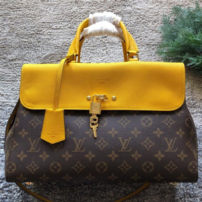 Louis Vuitton Venus Tote Shoulder Bag,37cm - 루이비통 비너스 토트 숄더백 M41737,LOUB0388 ,37cm,브라운+옐로우