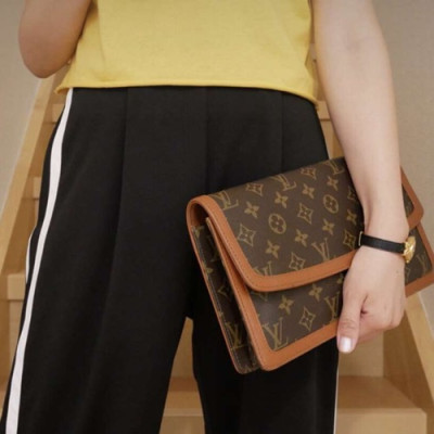 Louis Vuitton Vintage Clutch Bag,26cm - 루이비통 여성용 빈티지 클러치백 M51812,LOUB0425 ,26cm,브라운