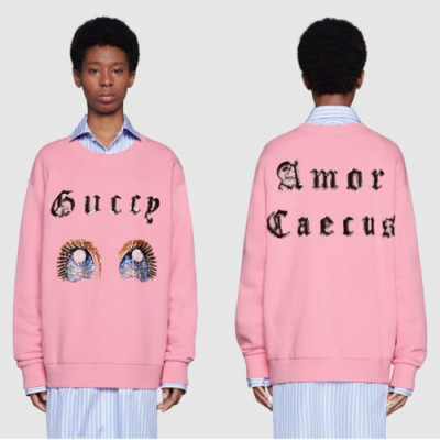 Gucci 2019 Pink Cartoon Eyes Man-to-man T-shirt - 구찌 2019 핑크 만화 맨투맨 티셔츠 Guc0515x.Size(S - L)핑크