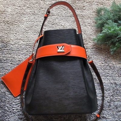 Louis Viutton 2019 Twist Bucket Tote Shouder Bag ,32cm - 루이비통 2019 트위스트 버킷 토트 숄더백 M52804,LOUB0455 ,32cm,블랙