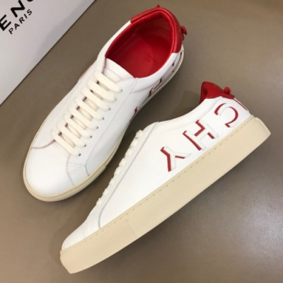 [매장판] Givenchy 2018 Mens Leather Sneakers Red Tab - 지방시 남성 레더 스니커즈 레드탭 Giv0086x.Size(240 - 275)