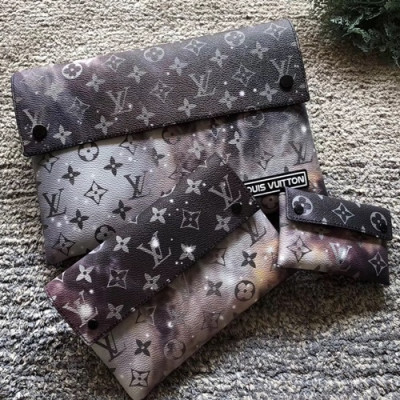 Louis Vuitton Alpha Triple Pochette Clutch Bag,29cm - 루이비통 알파 트리플 포쉐트 남여공용 클러치백 M44177 ,LOUB0606,29cm,블랙