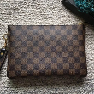 Louis Vuitton City Clutch Bag,23cm - 루이비통 남여공용 시티 클러치백 M63447,LOUB0614 ,23cm,브라운