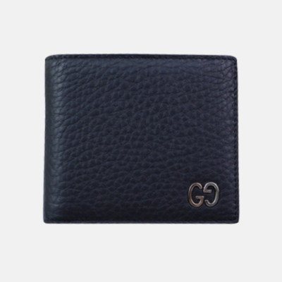 Gucci 2019 Mens Dorian Signature Leather Bifold Wallet 473916 - 구찌 도리안 시그니처 남성 반지갑 Guc0545x.11CM.블랙