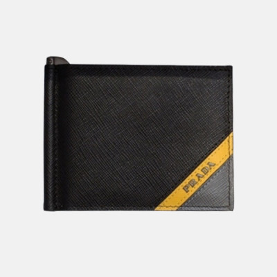 Prada 2018 Mens Saffiano Leather Money Clip - 프라다 남성 신상 사피아노 레더 머니 클립 Pra0407x.11CM.그레이탭